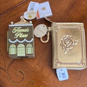 Gold Wallet with Rose Design